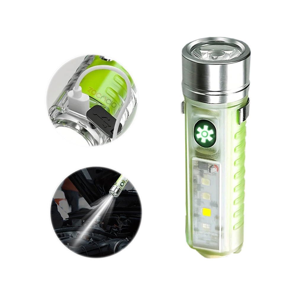 Miniatura 1 de Mini Linterna Multipropósito 6 Modos Rec